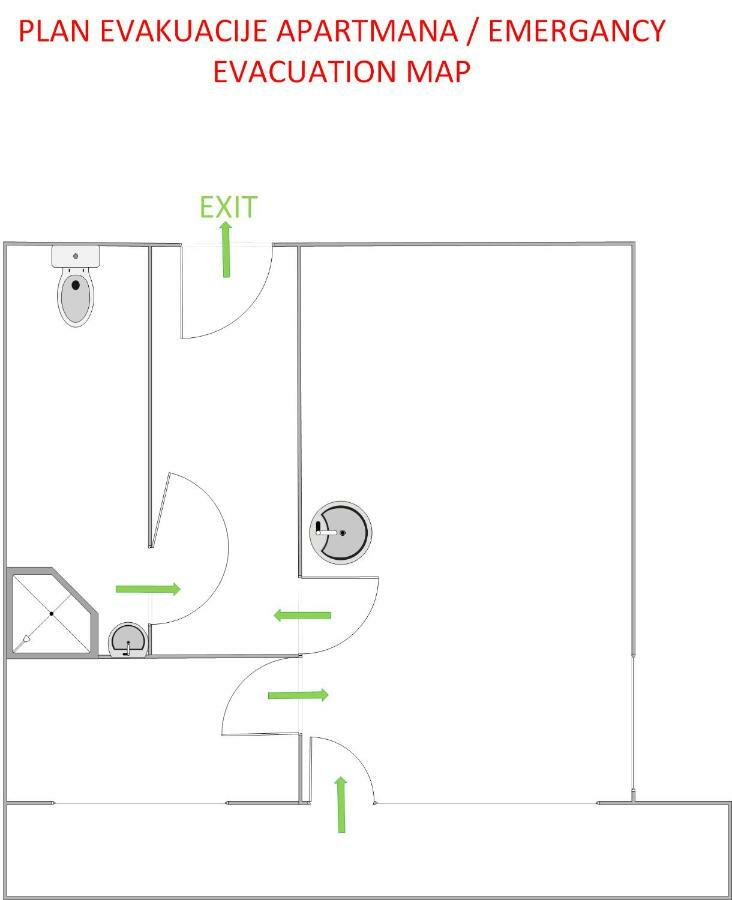 Studio Apartman Tirkiz Zágráb Kültér fotó